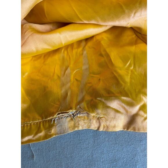 Vintage 40s/50s Men's SATIN Bowling Shirt "1" Embroidered on the Back M L - Picture 8 of 9